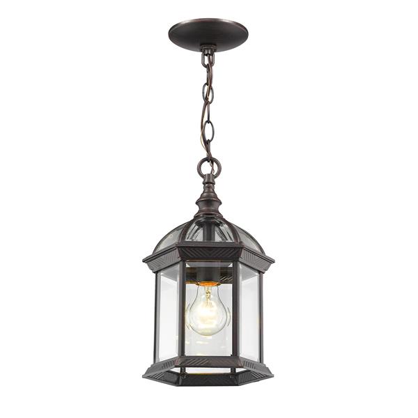 Z-Lite Annex 1-Light Outdoor Suspended Light - Rust