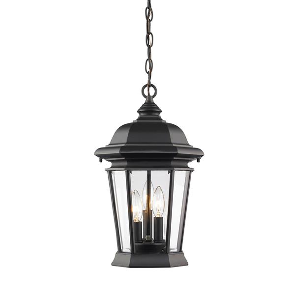 Z Lite Melbourne 3 Light Outdoor Suspended Light Black