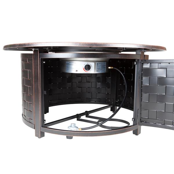 Paramount Propane 47.25-in Bronze Outdoor Fireplace
