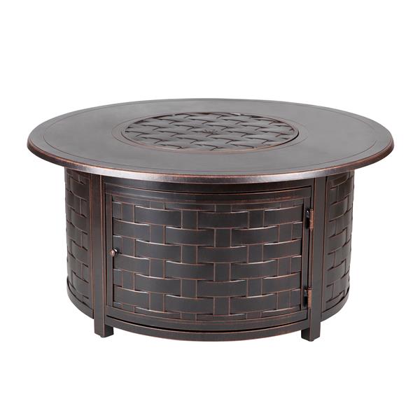 Paramount Propane 47.25-in Bronze Outdoor Fireplace
