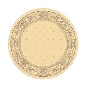Safavieh Courtyard 7-ft x 7-ft Round Cream Indoor/Outdoor Area Rug