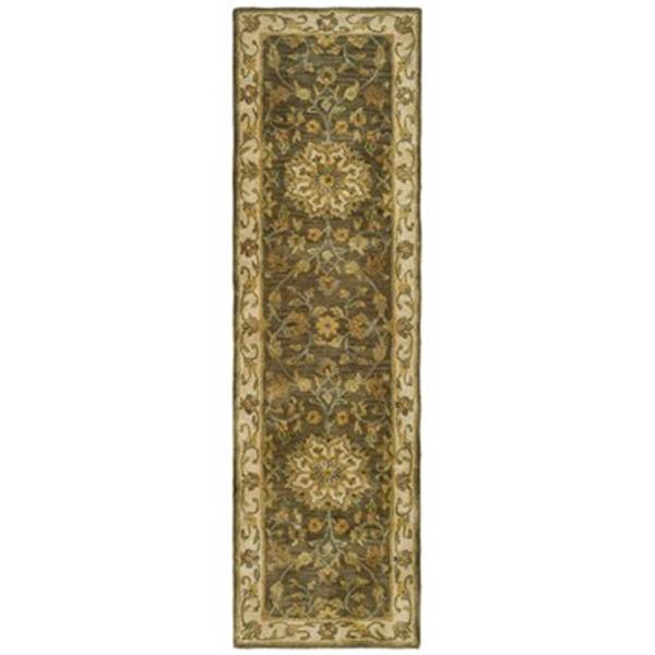 Safavieh Heritage 2-ft-3-in X 10-ft Runner Rug (Green/Taupe)
