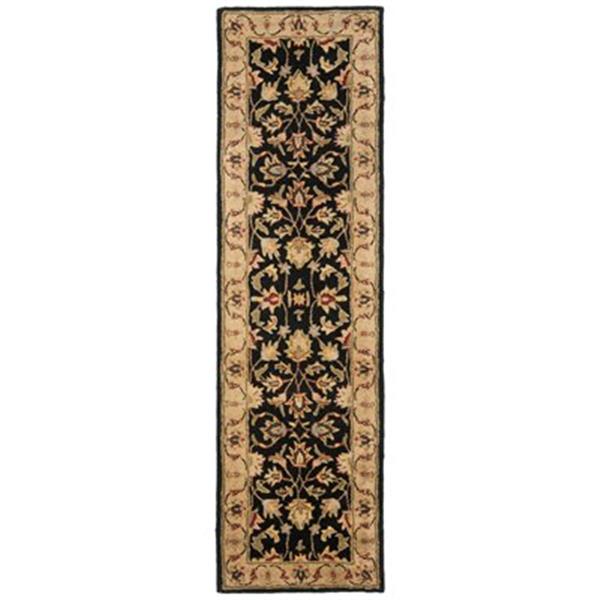 Safavieh Heritage 2ft3in X 10ft Runner Rug (Black/Beige) HG957A210