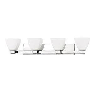 Russell Lighting Trenton 4-Light Wall-Mounted Light - Polished Chrome