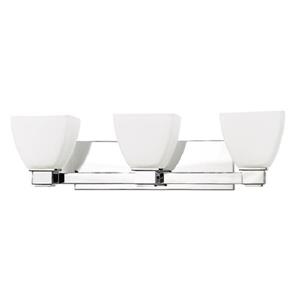 Russell Lighting Trenton 3-Light Wall-Mounted Light - Chrome