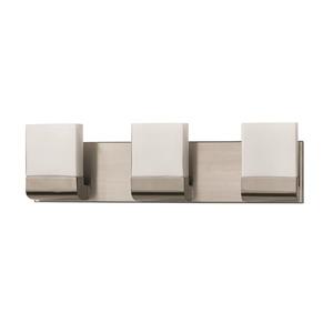 Russell Lighting 3 Light Wall Mounted Light 20.5-in Brushed Chrome