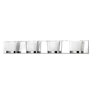 Russell Lighting 4-Light Wall-Mounted Vanity Light - 33.5-in- Chrome