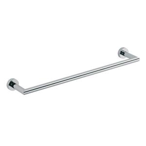 WS Bath Collections Baketo 14-in Polished Chrome Towel Bar