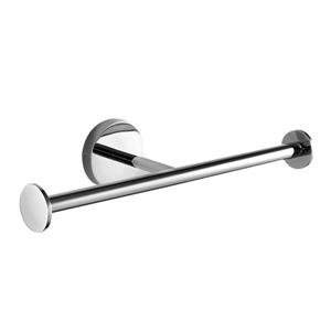 WS Bath Collections Duemila Polished Chrome Wall Mount Single Post Toilet Paper Holder