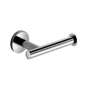 WS Bath Collections Napie Polished Chrome Wall Mount Single Post Toilet Paper Holder