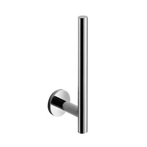 WS Bath Collections Napie Polished Chrome Wall Mount Single Post Toilet Paper Holder