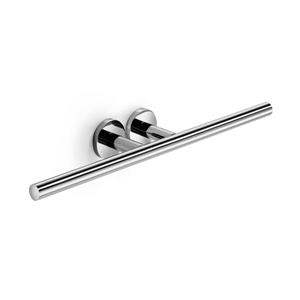 WS Bath Collections Napie 8-in Polished Chrome Double Towel Bar
