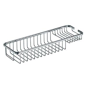 WS Bath Collections 2.4-in Chrome H Screw Mount Shower Basket
