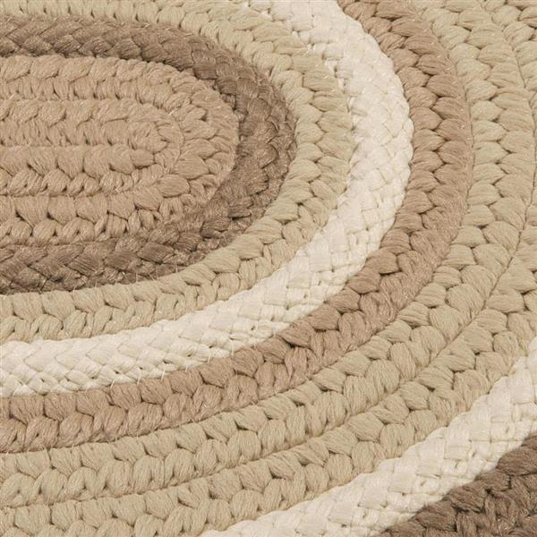 Colonial Mills Brooklyn 4-ft x 6-ft Natural Oval Indoor/Outdoor Handcrafted Area Rug