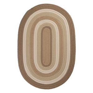 Colonial Mills Brooklyn 4-ft x 6-ft Natural Oval Indoor/Outdoor Handcrafted Area Rug