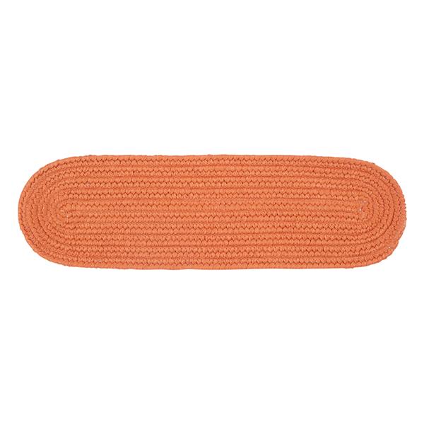 Colonial Mills Boca Raton 8-in x 28-in Oval Rust Stair Tread Mat - 13/pack