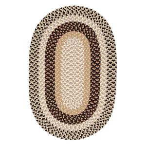 Colonial Mills Burmingham 6-ft x 6-ft Neutral Tone Round Indoor Handcrafted Area Rug