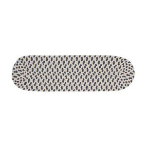 Colonial Mills Elmwood 8-in x 28-in Denim Oval Stair Tread Mat - 13/pack