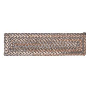 Colonial Mills Gloucester 8-in x 28-in Graphite Rectangular Stair Tread Mat - 13/pack