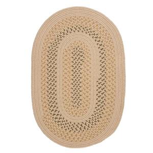 Colonial Mills Georgetown 5-ft x 8-ft Beige Oval Indoor/Outdoor Area Rug