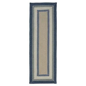 Colonial Mills Mentrgo 2-ft x 6-ft Blue Burst Indoor/Outdoor Handcrafted Runner