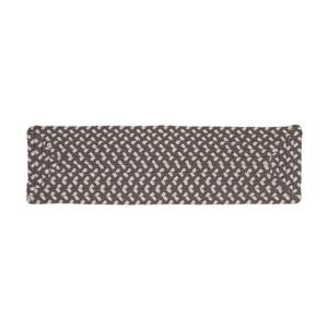 Colonial Mills Tiburon 8-in x 28-in Misted Gray Rectanglular Stair Tread Mat - 13/pack