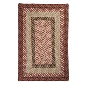 Colonial Mills Tiburon 4-ft x 4-ft Square Indoor/Outdoor Rusted Rose Area Rug