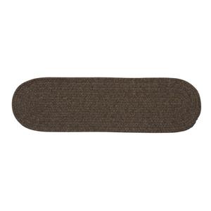 Colonial Mills Bristol 8-in x 28-in Bark Oval Stair Tread Mat - 13/pack