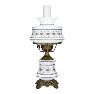 Quoizel Abigail Adams 20-in Antique Brass 2-Light Table Lamp with Glass Shade