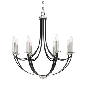 Quoizel Alana 8-Light Imperial Bronze Modern/Contemporary Candle Chandelier