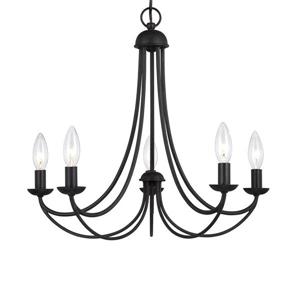 Quoizel Cascadia Lighting Mirren 5-Light Tuscan Brown Traditional Candle Chandelier