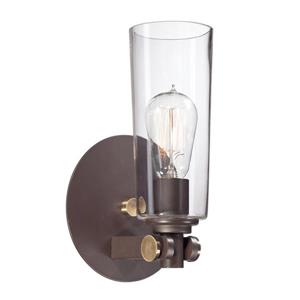Quoizel Uptown East Village 6.5-in Bronze 1 Light Arm Wall Sconce