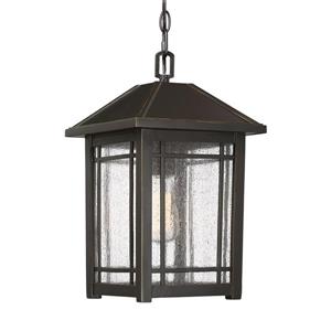 Quoizel Cedar Point 9.75-in Palladian Bronze Traditional Lantern Pendant Lighting