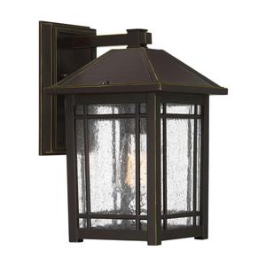 Quoizel Cedar Point 13-in Palladian Bronze Medium Base Outdoor Wall Light