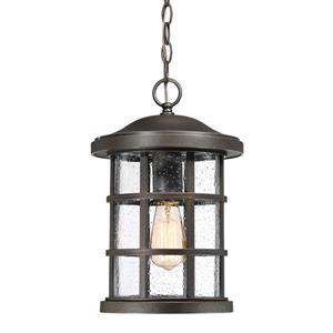Quoizel Crusade 10-in Palladian Bronze Transitional Lantern Pendant Lighting