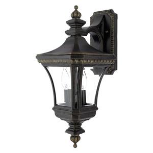 Quoizel Devon 21-in Imperial Bronze Candelabra Base 2-Light Outdoor Wall Sconce