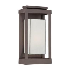 Quoizel Powell 17-in Western Bronze Medium Base Outdoor Wall Sconce
