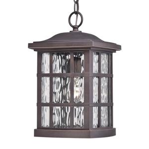 Quoizel Coastal Armour 9.5-in Palladian Bronze Traditional Lantern Pendant Lighting