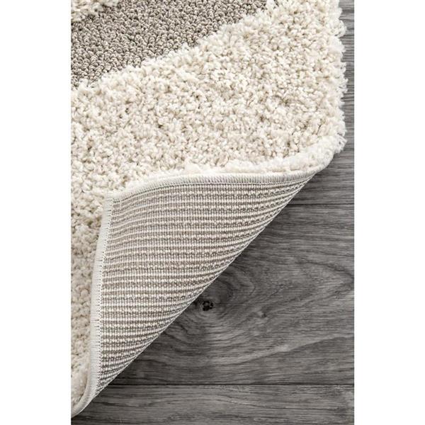 nuLOOM 5-ft x 7-ft Cream Handcrafted Area Rug