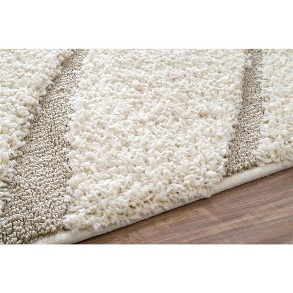 nuLOOM 5-ft x 7-ft Cream Handcrafted Area Rug