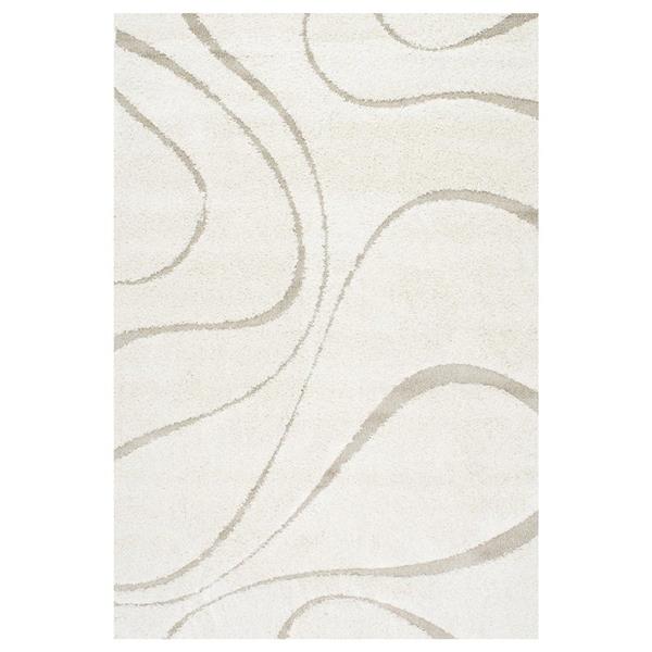 nuLOOM 5-ft x 7-ft Cream Handcrafted Area Rug