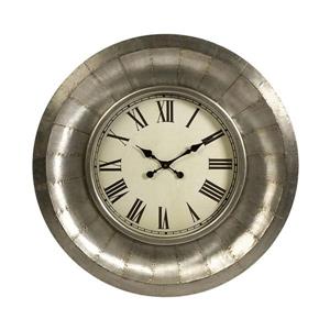 IMAX Worldwide Mesick Metal Analog Round Indoor Wall Clock