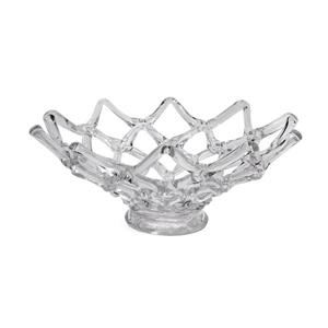 Imax Worldwide Clear 17.7-in x 17.7-in Clear Glass Web Bowl
