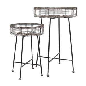IMAX Worldwide Pitzer 43.75-in Indoor Round Cast Iron Plant Stand