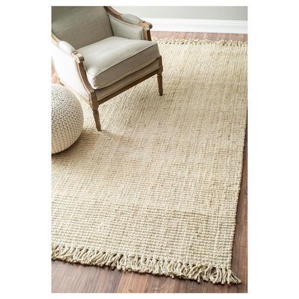 nuLOOM Natura 6ft x 9ft Rectangular Bleached Indoor Area Rug NCCL01E