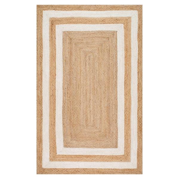 nuLOOM Estelle 7-ft x 10-ft Natural-Bleached Rectangular Indoor Area Rug