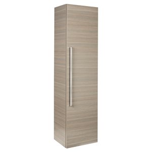 Cutler Kitchen & Bath Silhouette 15-in x 60-in Aria Composite Wall-Mount Linen Cabinet