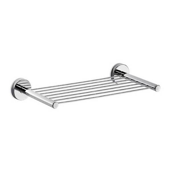 WS Bath Collections Gealuna-Tier Polished Chrome Brass Bathroom Shelf ...