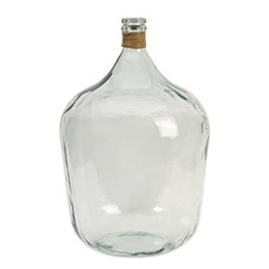 IMAX Worldwide Clear 14.5-in x 14.5-in Boccioni Recycled Glass Jug