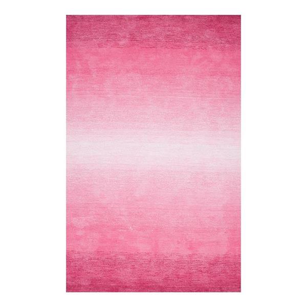 nuLOOM Bernetta 5-ft x 8-ft Rectangular Pink Indoor Area Rug
